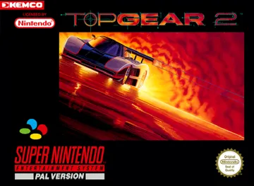 Top Gear 2 (Europe) box cover front